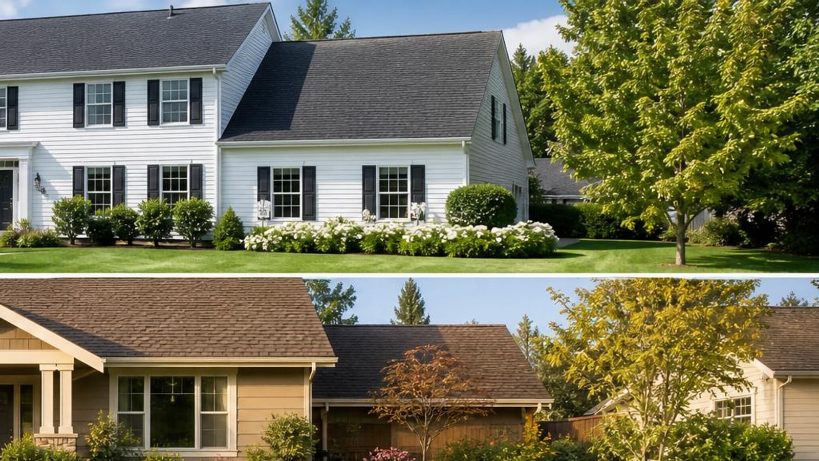 Beautiful home after Regan Roofing, Inc. installation